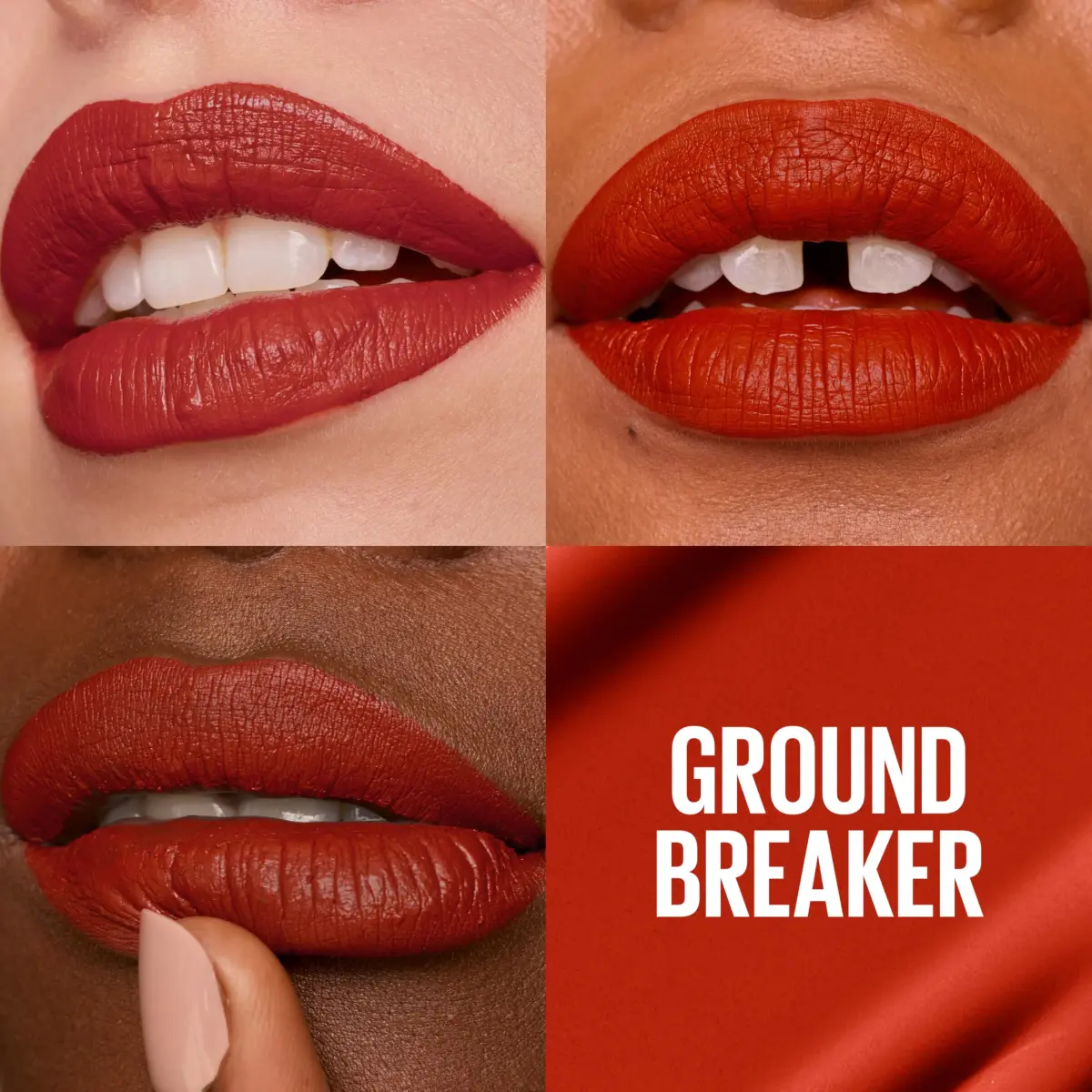 Maybelline Super Stay Matte Ink Liquid Lipstick in Ground-Breaker Maple Leaf Red, 16-Hour Transfer-Proof Matte - view 2
