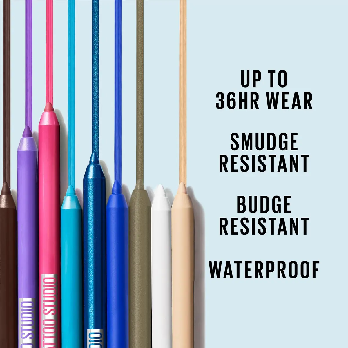 Maybelline TattooStudio Sharpenable Eyeliner Pencil Deep Onyx | Waterproof Gel Pencil with 36 Hour Wear - view 3