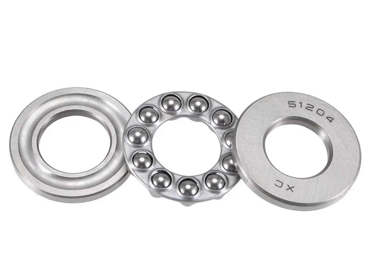XMHF Thrust Ball Bearing 20mm x 40mm x 14mm | Carbon Steel Axial Load Support for Low-Speed Machinery - view 4
