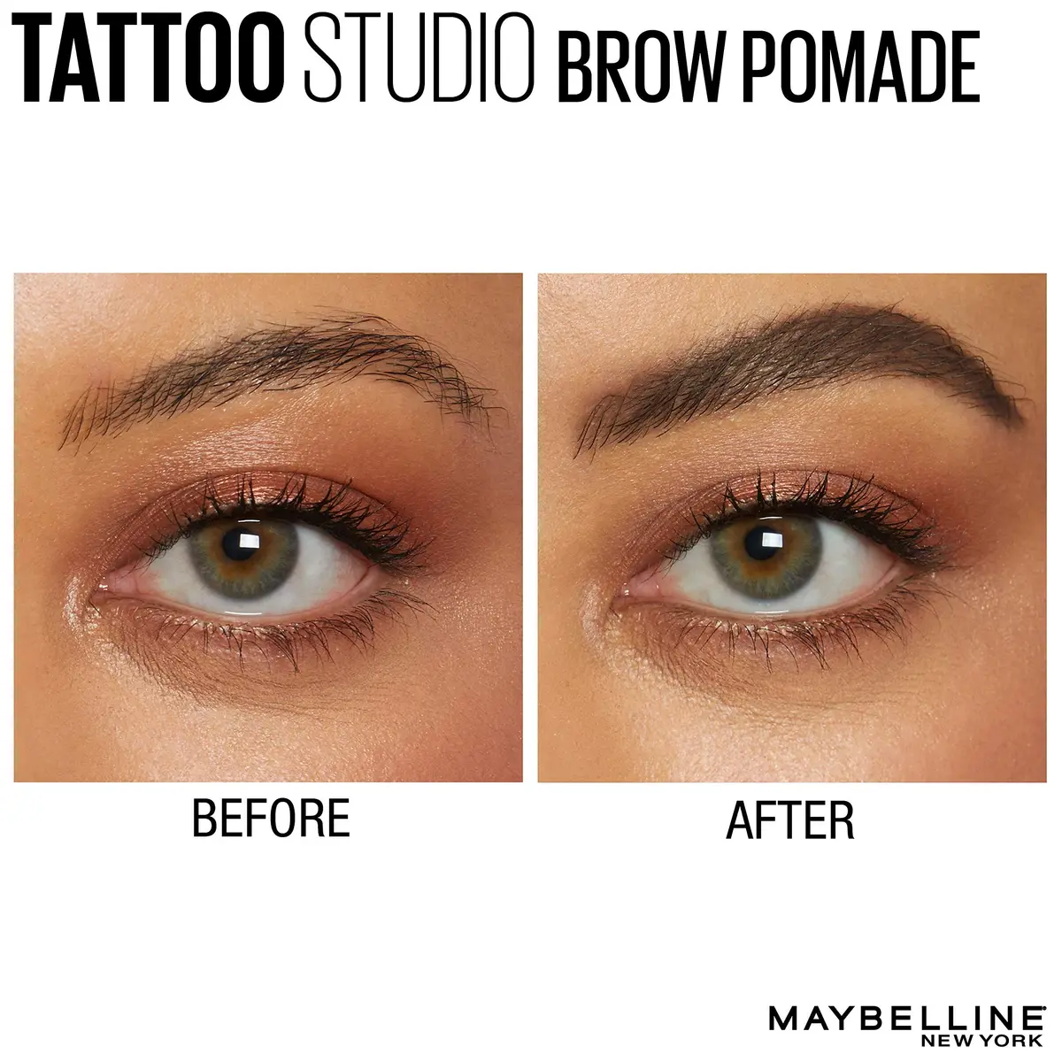 Maybelline TattooStudio Brow Pomade Deep Brown | Waterproof, Smudge-Proof, 24-Hour Wear - view 4