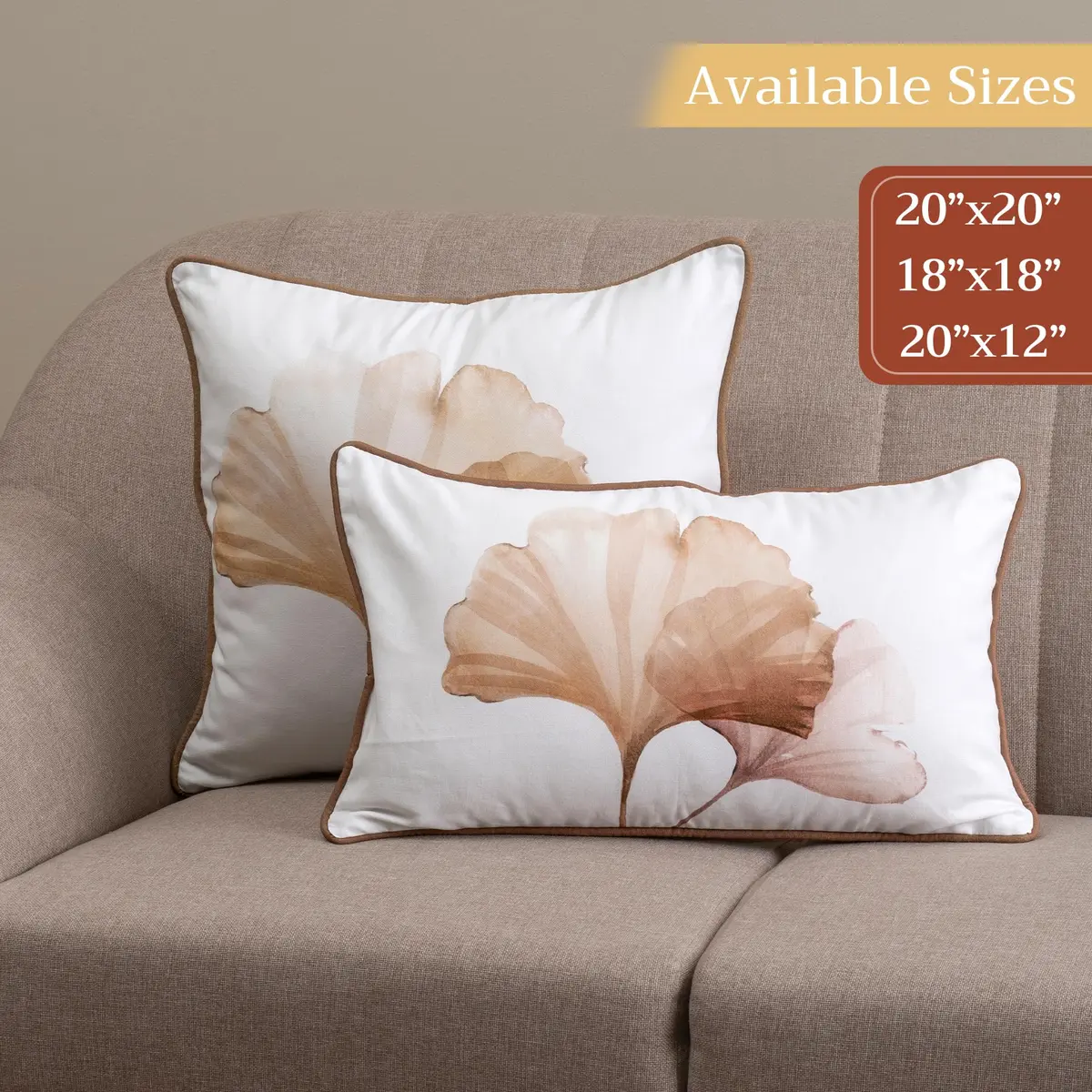 Maison d' Hermine Throw Pillow Cover 20" x 20" | 100% Cotton, Elegant European Design - view 6