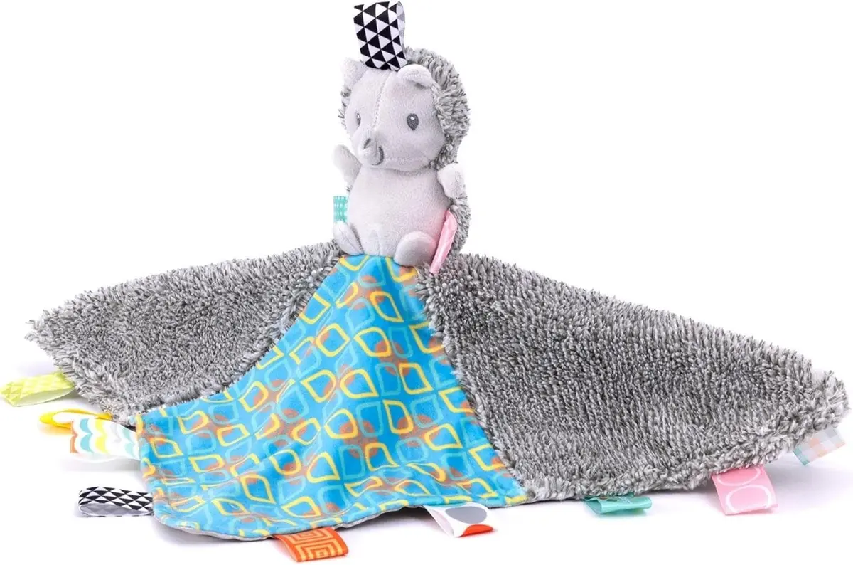 Mary Meyer Taggies Heather Hedgehog Character Blanket | Soft Baby & Toddler Toy & Blanket 13x13 inches - view 2