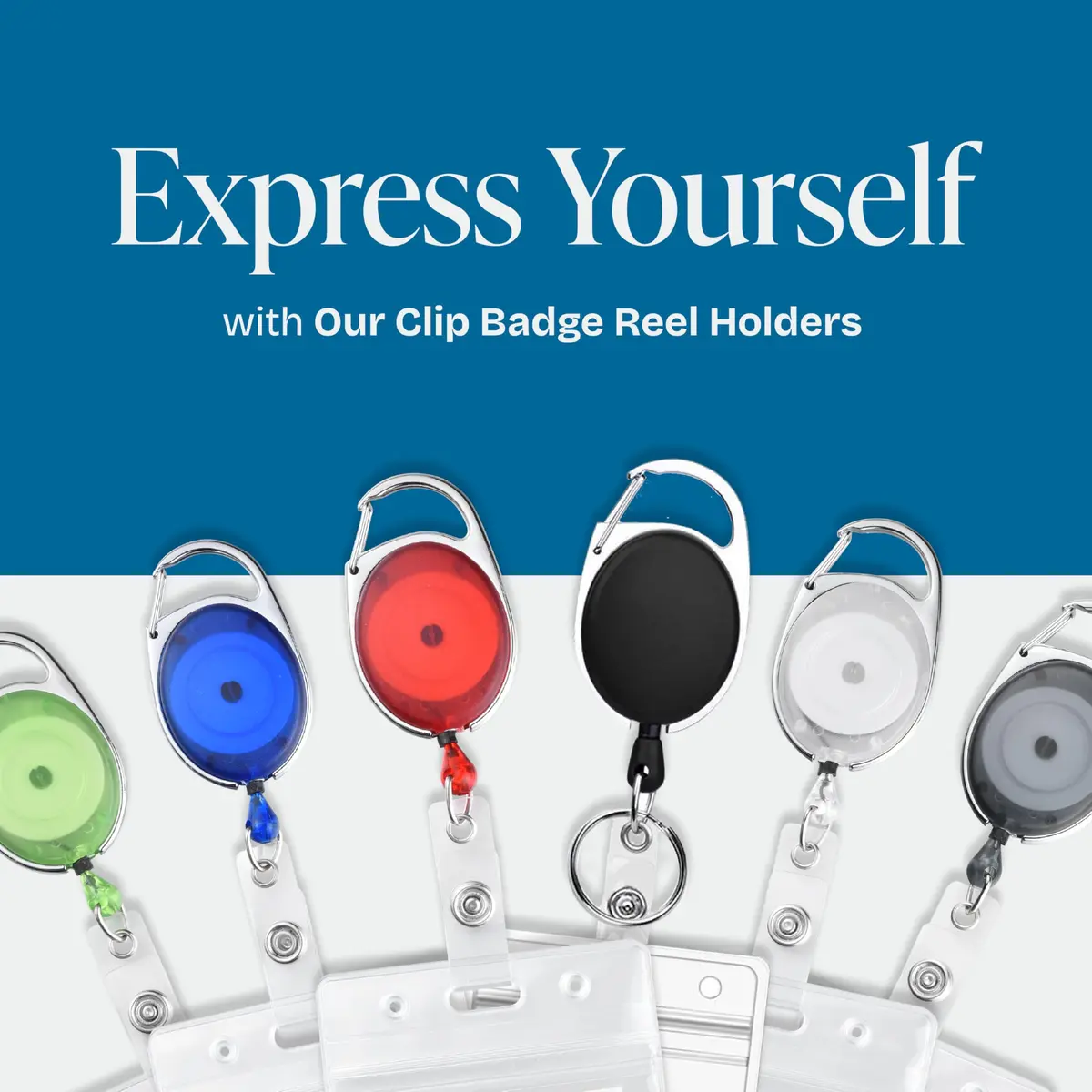 Will Well Heavy Duty ID Badge Holder Retractable 5 Pack - Vertical - Black | Reinforced UHMWPE Cord, 3.5oz Load, Versatile Clip - view 7