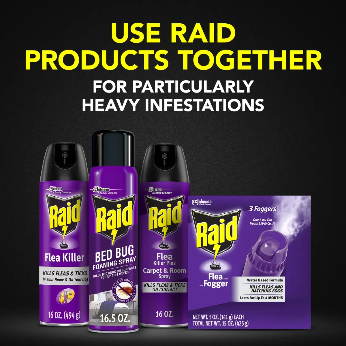 Raid Bed Bug Foaming Spray 16.5 oz (488 ml) | Kills Bed Bugs and Eggs for Weeks - view 9