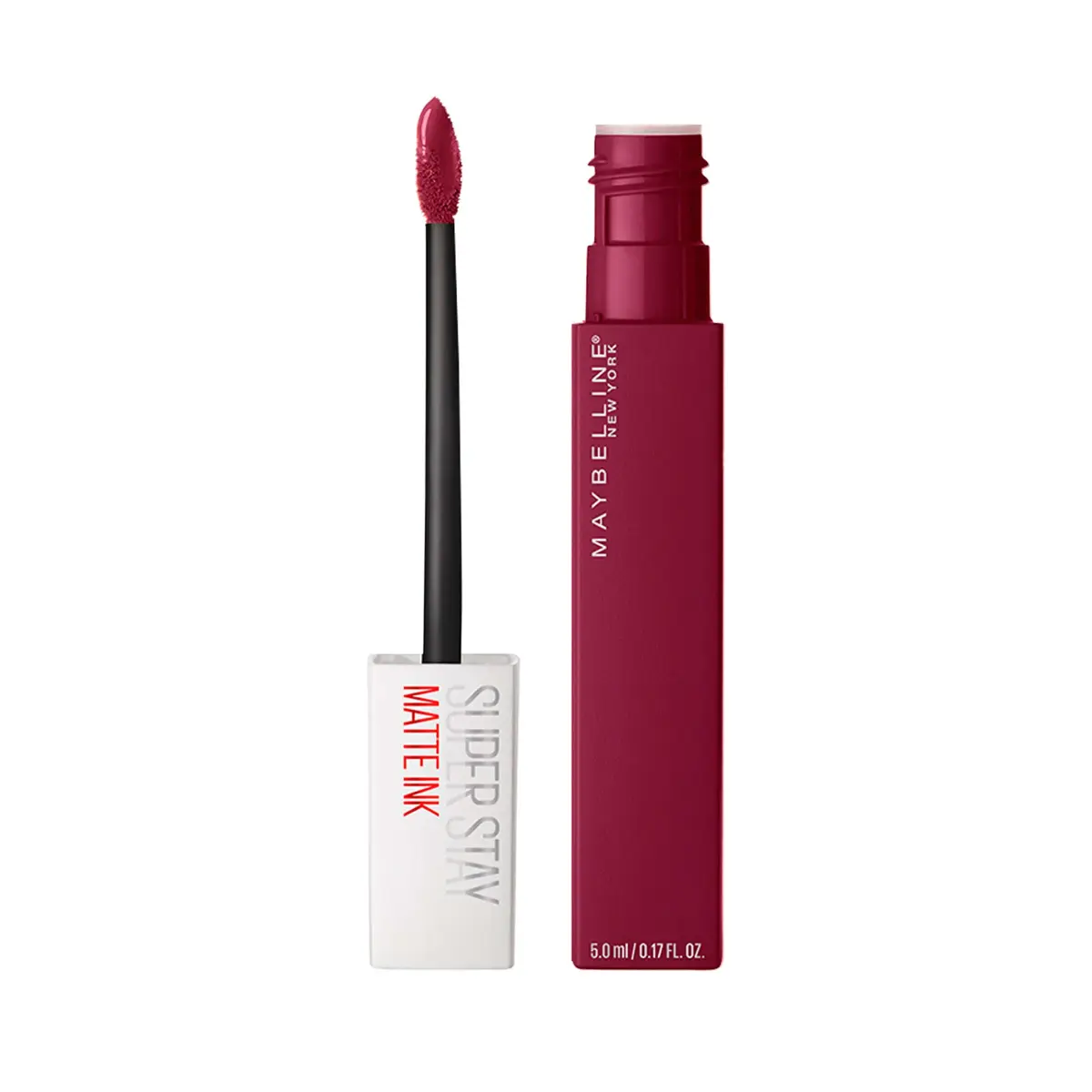 Maybelline Super Stay Matte Ink Liquid Lipstick, Founder Cranberry Red, 5ml (0.17 Fl Oz) | Long-Lasting Matte Color - main product image