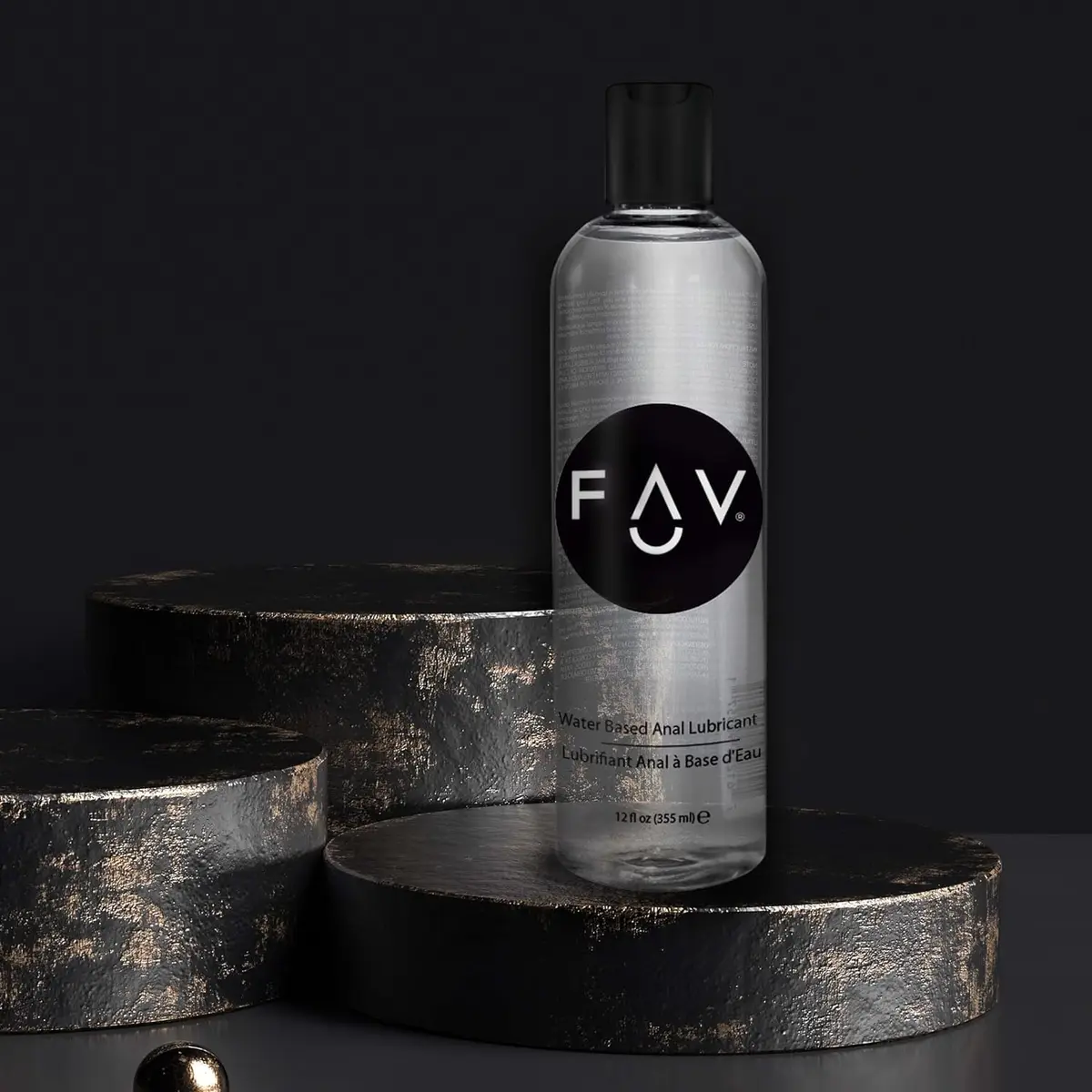 FAV Water Based Anal Lube 12 Fl Oz | Slippery & Rich for Men, Women, Couples - view 3