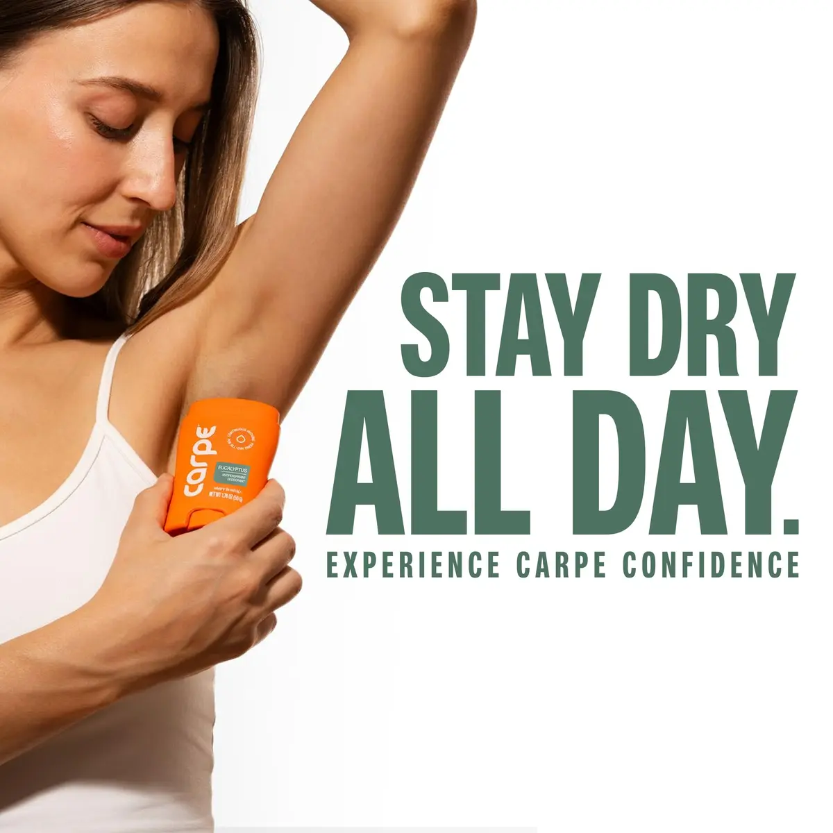 Carpe Antiperspirant Lotion Eucalyptus Scent 50ml (1.76 Fl Oz) | 100-Hour Sweat & Odor Protection - view 8
