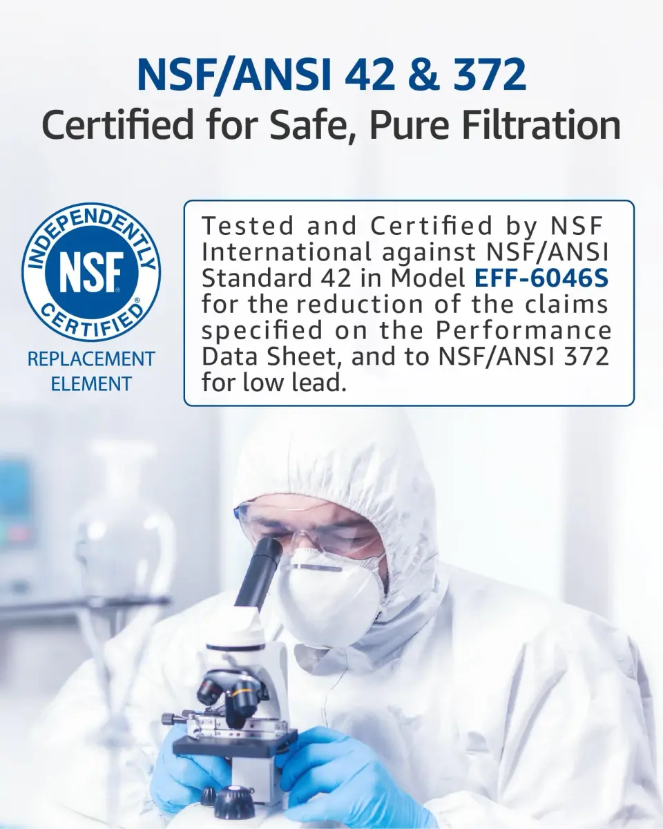 Waterspecialist LT1000PC Refrigerator Water Filter 3 Pack | NSF Certified for Purer Water - view 4