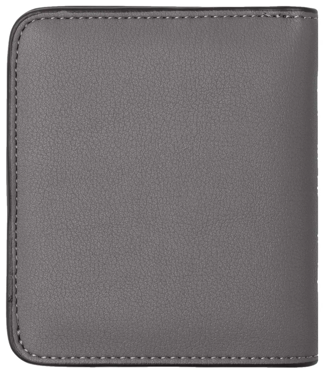 Toughergun Women's Slim Leather Wallet - 07 ReNapa Grey Light, RFID Protection, Compact Bifold Mini Purse - view 4