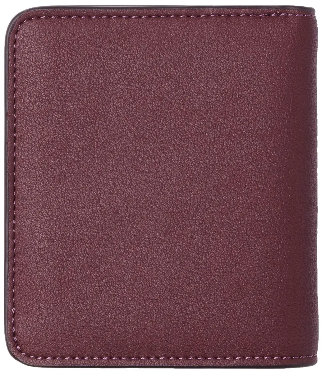 Toughergun Women's Slim Leather Wallet - Rich Red Wine Colour, RFID Protection, Compact Bifold Mini Purse - view 4