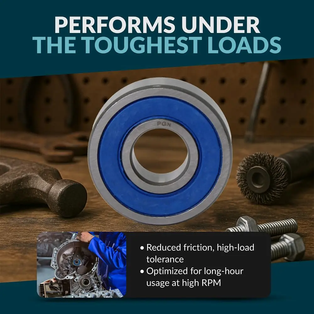 PGN 6006-2RS Ball Bearing 30mm x 55mm x 13mm | Chrome Steel Sealed for Heavy Use - view 6
