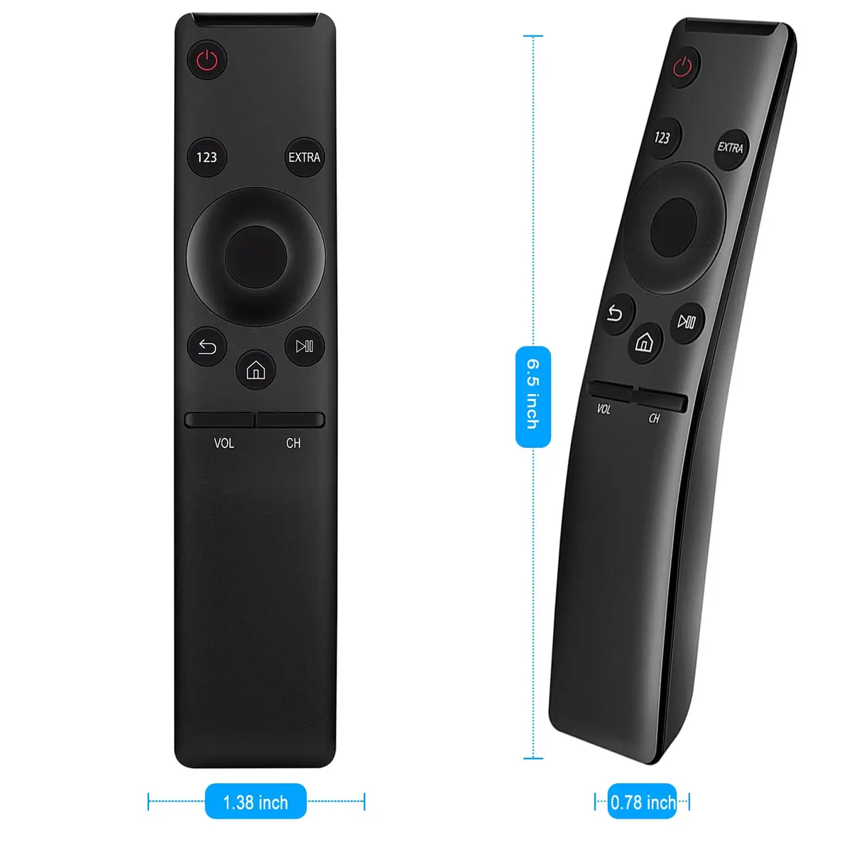 ZdalaMit Remote Control for Samsung TV UN55KU6500 UN65KU6500F UN55KU6500FXZA UN65KU6500 UN65KU6500F UN65KU6500FXZA UN50KU650D UN50KU650DFXZA UN55KU650D UN55KU650DFXZA UN65KU650D UN65KU650DF UN65KU650DFXZA | Replacement for Samsung TV - view 6