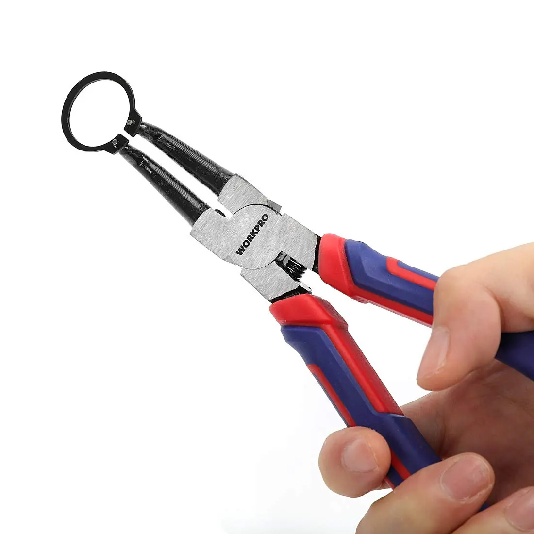 WORKPRO 4-Piece 7-Inch Snap Ring Pliers Set with Pouch | CR-V Steel, 0.07" Tips, 0.9"-1.77" Capacity - view 8