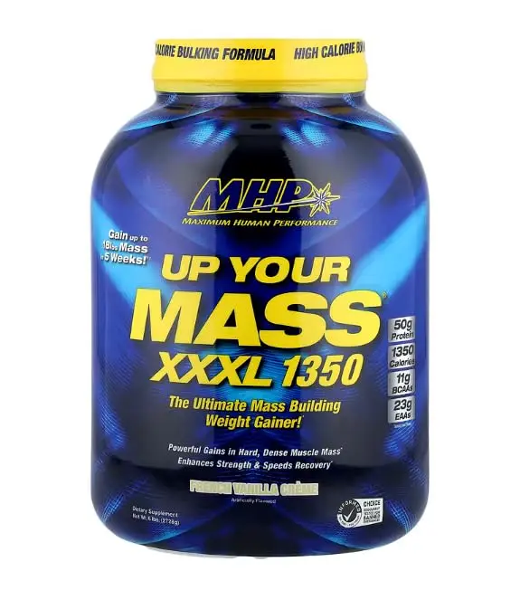Maximum Human Performance UP YOUR MASS XXXL 1350g | High Calorie Muscle Gainer with 50g Protein & 1350 Calories - view 2