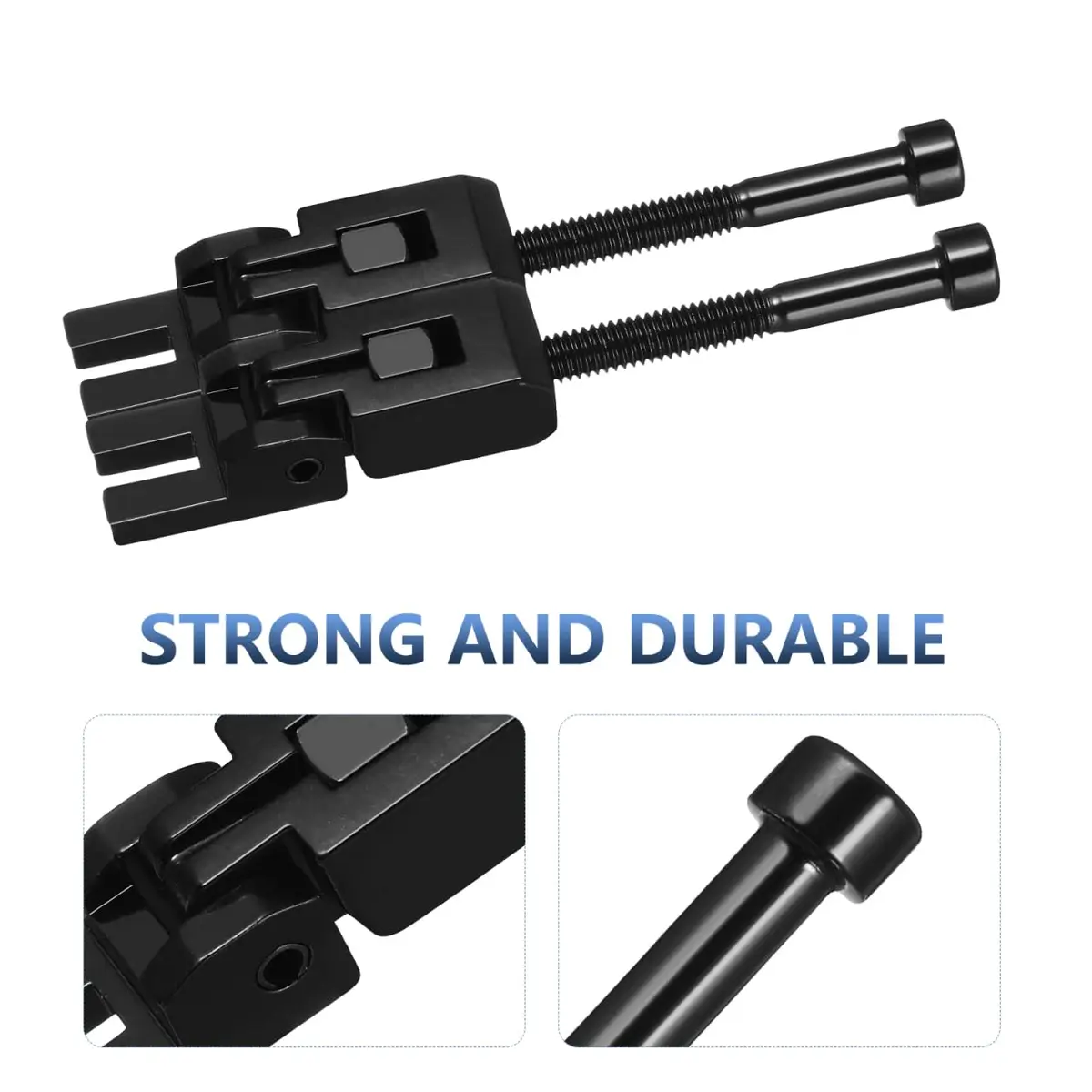 SUPVOX Set of 6 Double Locking Saddles for Floyd Rose Guitar Tremolo Bridge | Durable Metal Finish, Lock Screws Included - view 6