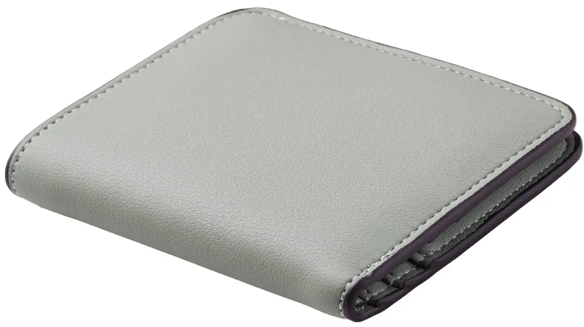 Toughergun ReNapa Green Blooming Slim Leather Bifold Wallet with RFID Protection - view 3