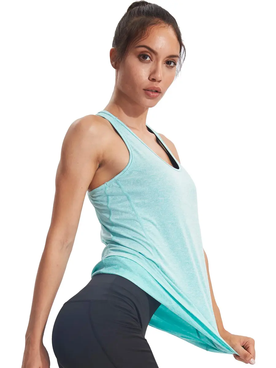 NELEUS Workout Running Racerback Long Tank Top for Women, 3 Pack | Breathable, Lightweight, 4-Way Stretch, Perfect for Yoga & Fitness - view 5