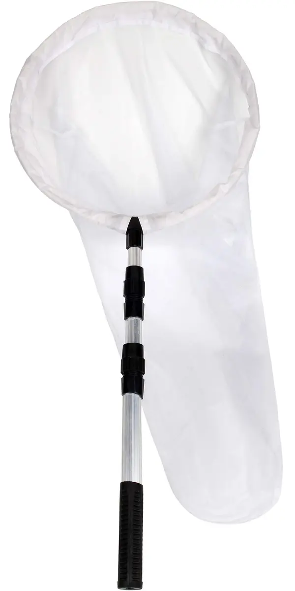 RESTCLOUD Large Insect and Butterfly Net with 14" Ring, 32" Net Depth, Extendable Handle to 36 Inches | Science Education Tool - main product image
