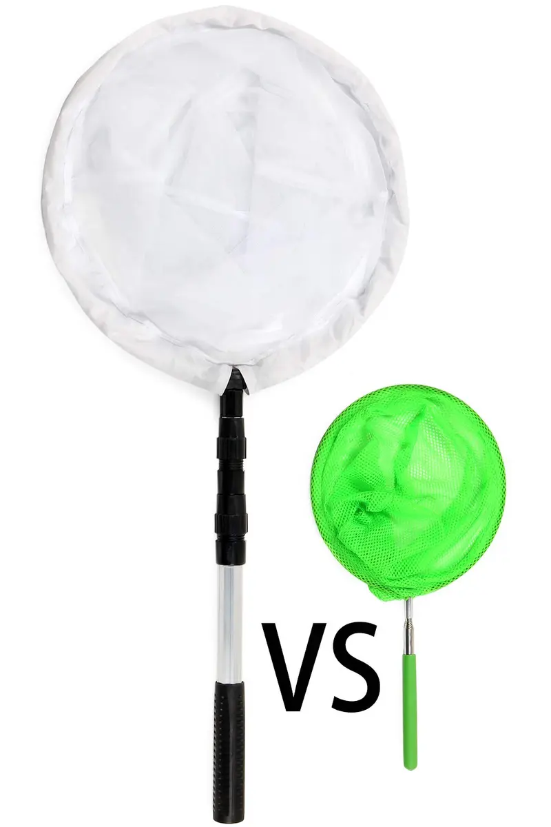 RESTCLOUD Large Insect and Butterfly Net with 14" Ring, 32" Net Depth, Extendable Handle to 36 Inches | Science Education Tool - view 7