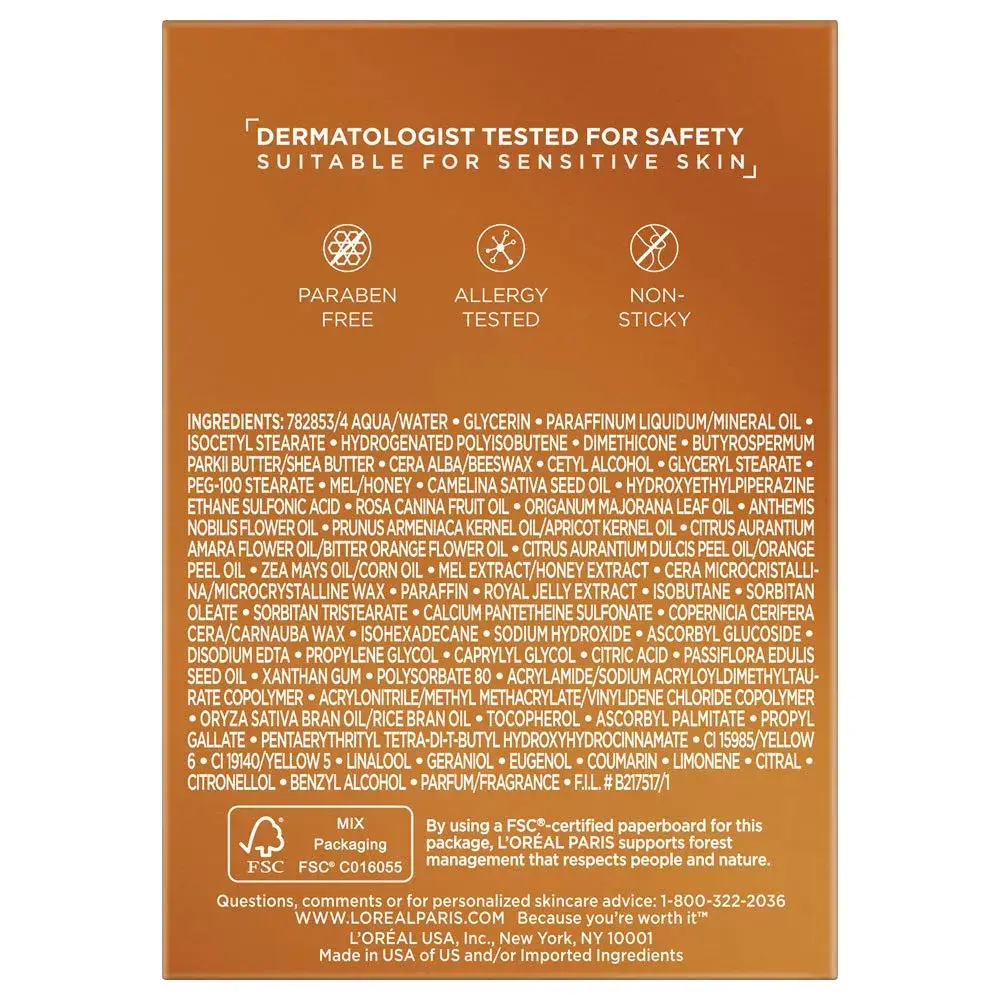 L'Oreal Paris Age Perfect Hydra-Nutrition Honey Night Balm 50g (1.7 oz) | Dermatologist Tested for Sensitive Skin - view 2