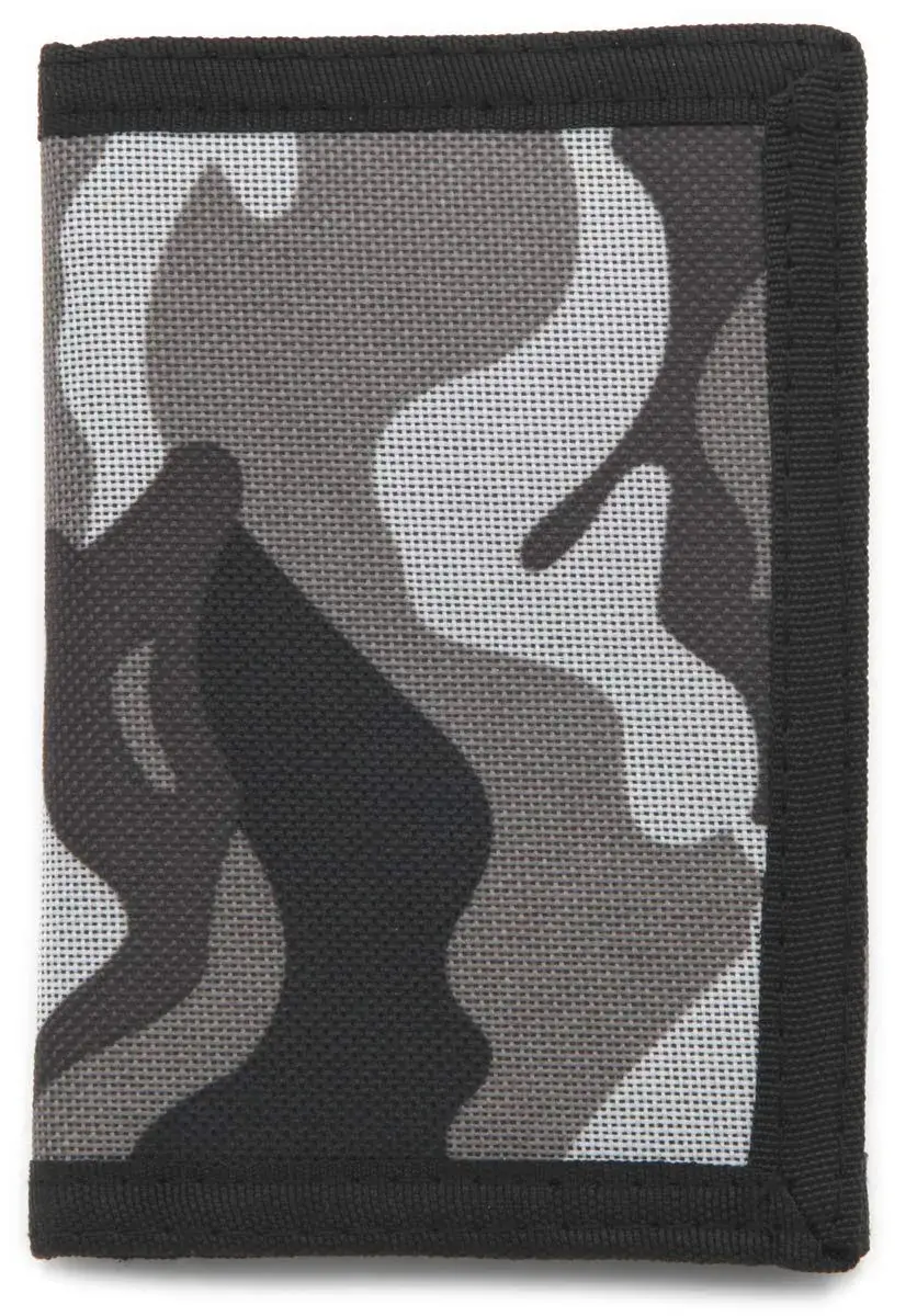AI-DEE RFID Trifold Canvas Outdoor Sports Wallet Gray | Durable & Secure for Kids - view 3