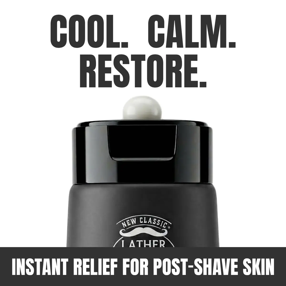 Lather & Wood Aftershave Balm 2oz | Classic Bay Rum Scent, Soothing & Hydrating - view 2