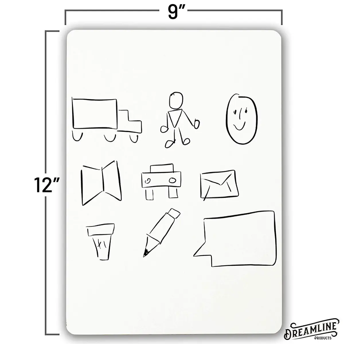 Dreamline Products Dry Erase Boards 30pc Double Sided 9" x 12" | Effortless Cleaning for Students & Teachers - view 7