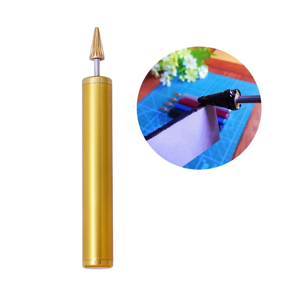 BUTUZE Convenient Leather Edge Dye Pen with Copper Roller Applicator | 13cm (5.2in) Aluminum Body - view 5