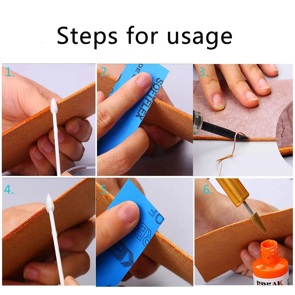 BUTUZE Convenient Leather Edge Dye Pen with Copper Roller Applicator | 13cm (5.2in) Aluminum Body - view 7