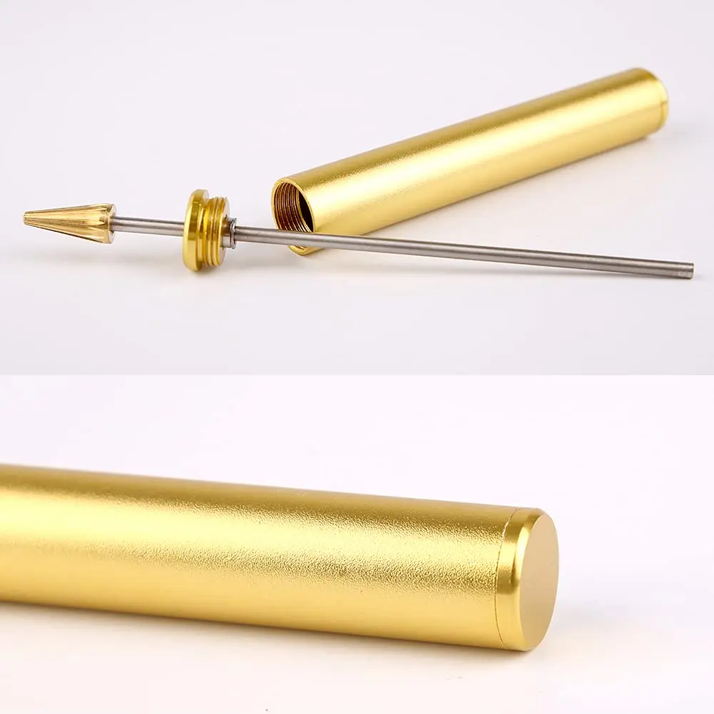 BUTUZE Convenient Leather Edge Dye Pen with Copper Roller Applicator | 13cm (5.2in) Aluminum Body - view 4