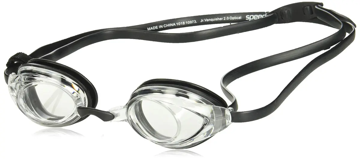 Speedo Unisex-child Swim Goggles Optical Vanquisher 2.0 Junior | Wide Peripheral Vision & Custom Diopter - main product image
