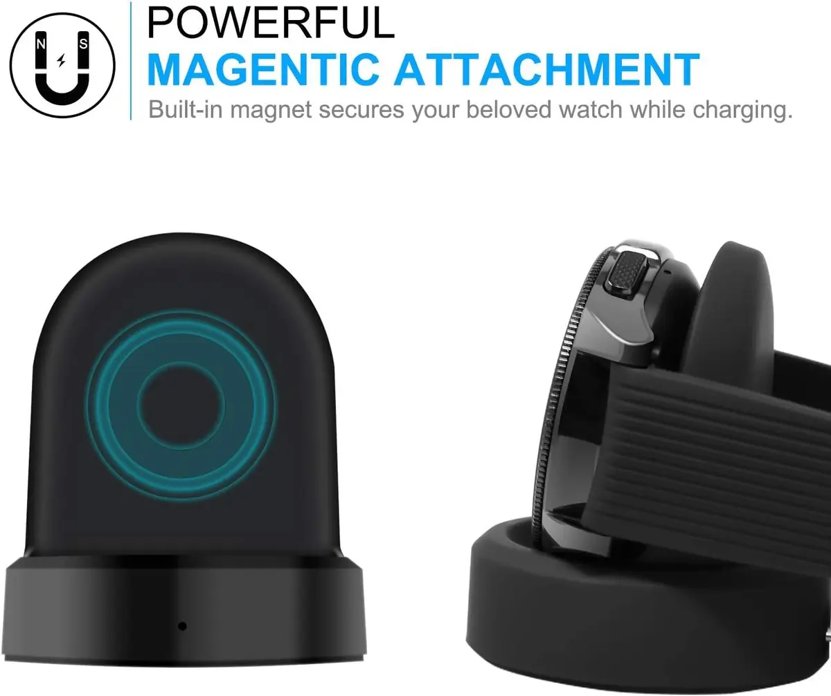 YUANHOT Samsung Galaxy Watch 42mm/46mm Charging Dock | Compact, Lightweight & Safe (4.6x5.4cm) - view 6