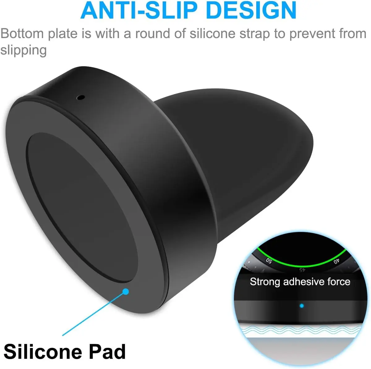 YUANHOT Samsung Galaxy Watch 42mm/46mm Charging Dock | Compact, Lightweight & Safe (4.6x5.4cm) - view 4