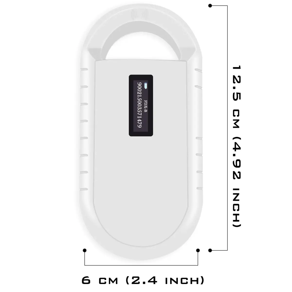 Smoostart Microchip Scanner PT160 White | Reads FDX-B & EMID Chips, 1000 Records, USB Upload - view 6
