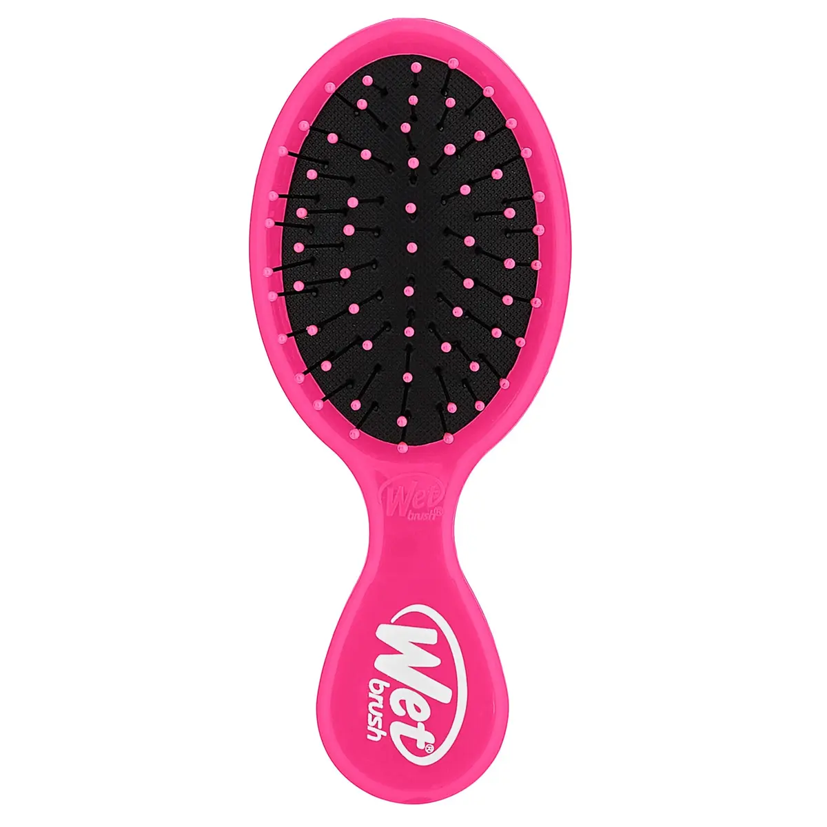 Wet Brush Mini Detangler Hair Brush, Pink | Detangling Travel Brush with IntelliFlex Bristles for All Hair Types - main product image