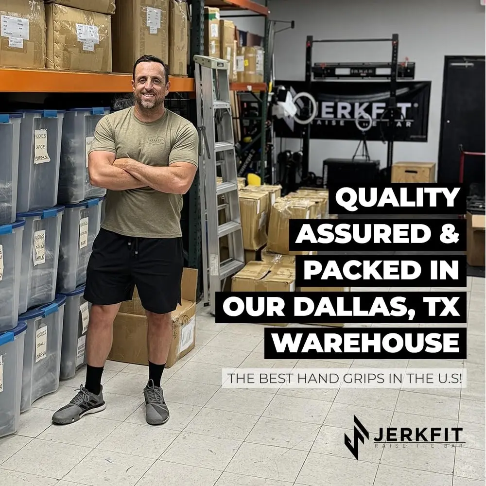 JerkFit Death Grips Lifting Straps for Deadlifts & Pull-Ups | Padded Support & Increased Grip (Medium) - view 8