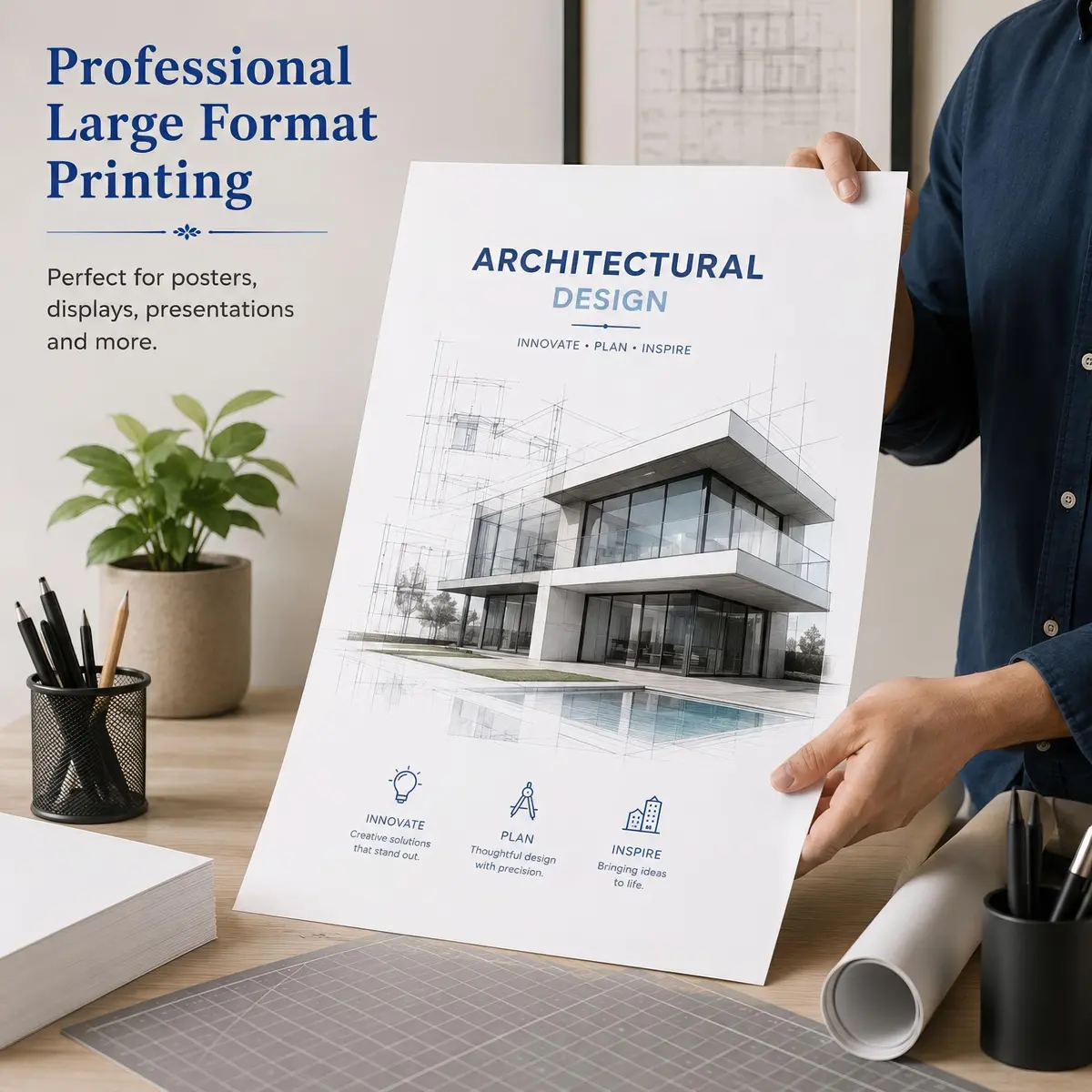 Desktop Publishing Supplies 13" x 19" Cardstock Paper | Heavy 80lb Cover White Matte 50 Sheets - view 5