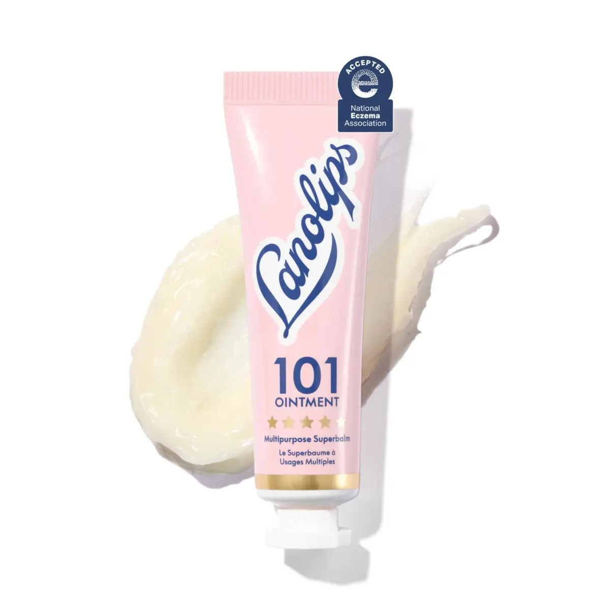 Lanolips 101 Ointment Multipurpose Balm 0.52 oz (15g) | Pure Lanolin for Dry Lips & Skin - main product image