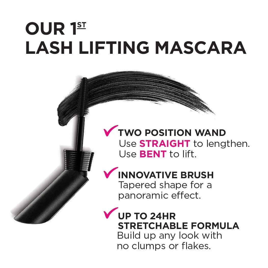 L’Oreal Paris Makeup Unlimited Lash Mascara 0.24 Fl Oz | Lengthening & Lift with Bendable Wand - view 6
