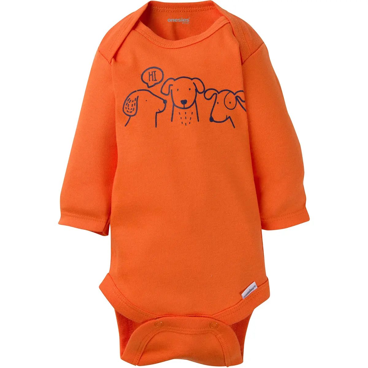 Onesies BrandUnisex Baby Bodysuits 6-Pack Long Sleeve | Soft Cotton, Easy Diaper Changes, Snug Fit (70-120 chars) - view 3