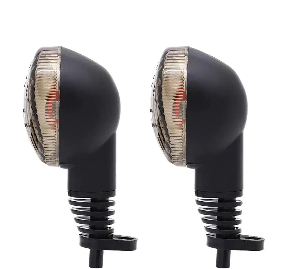 motoparty Motorcycle Turn Signals for Kawasaki Ninja 250R EX250R 2008-2012, Smoke Shell LED Indicators (Front/Rear) - view 5