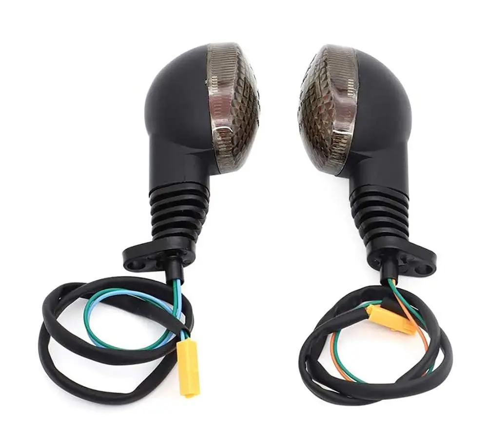 motoparty Motorcycle Turn Signals for Kawasaki Ninja 250R EX250R 2008-2012, Smoke Shell LED Indicators (Front/Rear) - view 6