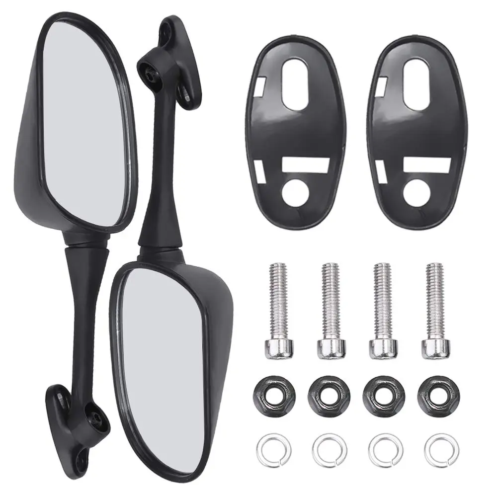 Hoypeyfiy Black Vehicle Mirror Replacement for Honda CBR600RR & CBR1000RR | Adjustable Left & Right - main product image