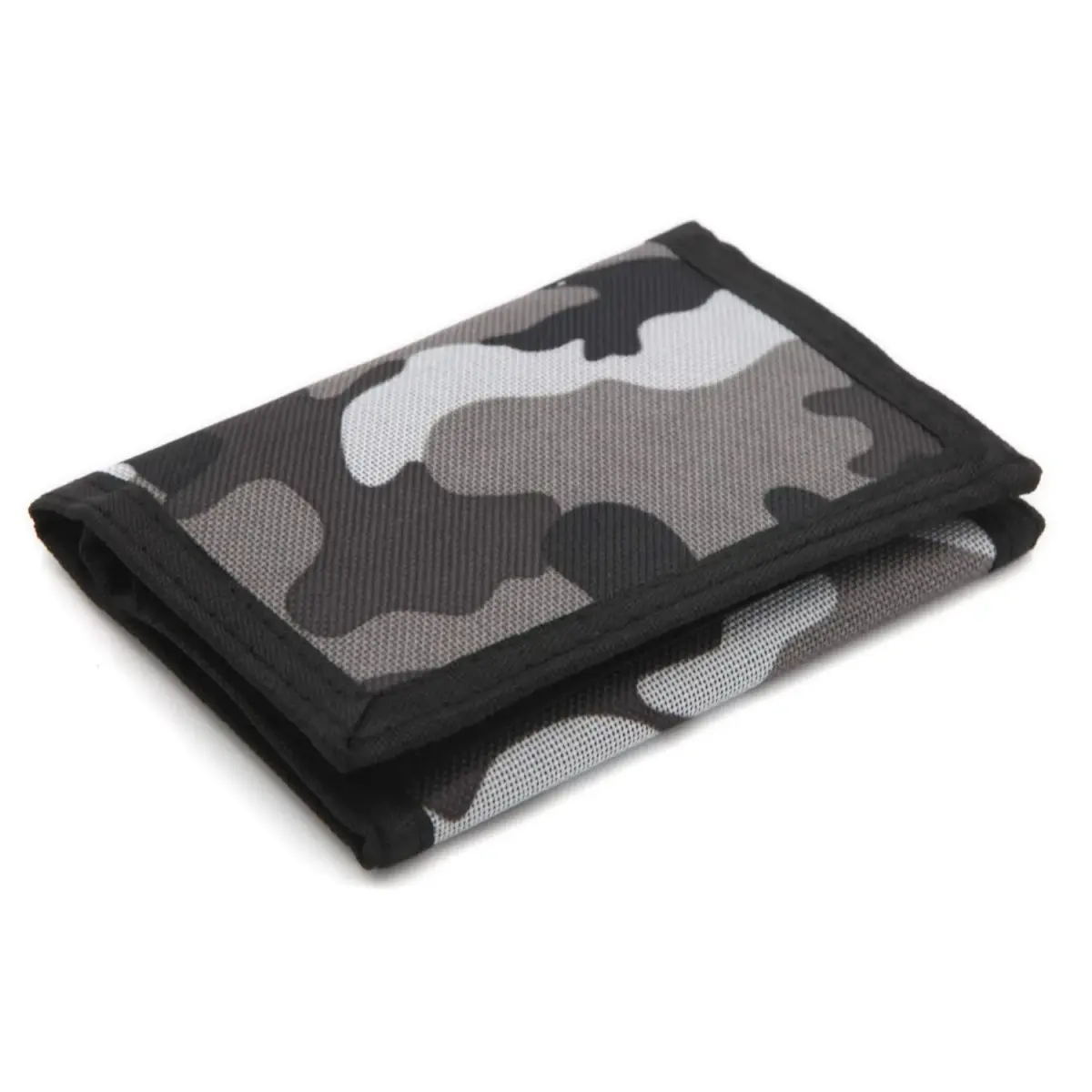 JONYEE Kids Camo Wallet for Boys and Girls, Tri-Fold with Hook and Loop Closure, RFID Blocking, 11.9cm x 8.1cm x 1.3cm | Novelty Wallet for Kids Birthday Gifts - main product image
