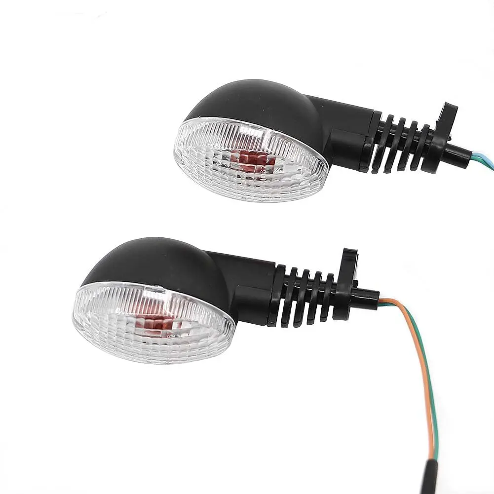 motoparty Motorcycle LED Turn Signal Indicators for Kawasaki Ninja 250R EX250R 2008-2012, Clear Lens (Front/Rear) - view 6