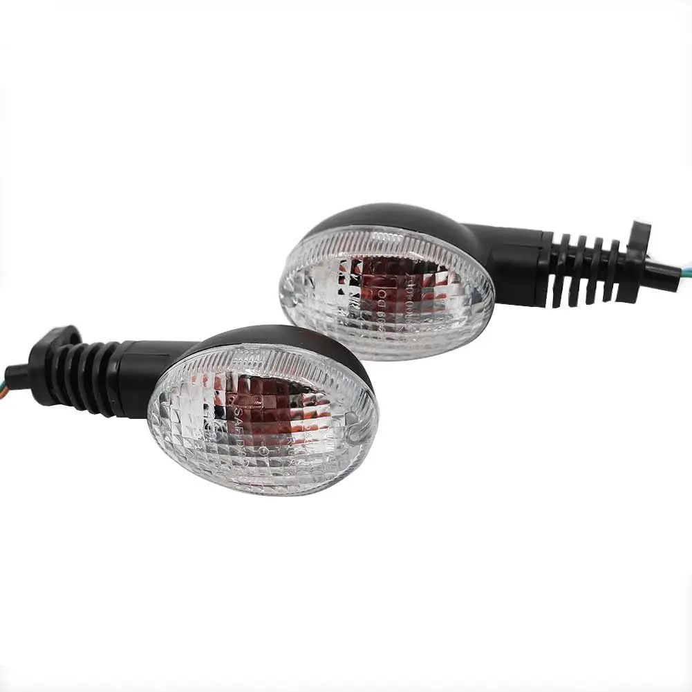 motoparty Motorcycle LED Turn Signal Indicators for Kawasaki Ninja 250R EX250R 2008-2012, Clear Lens (Front/Rear) - view 7