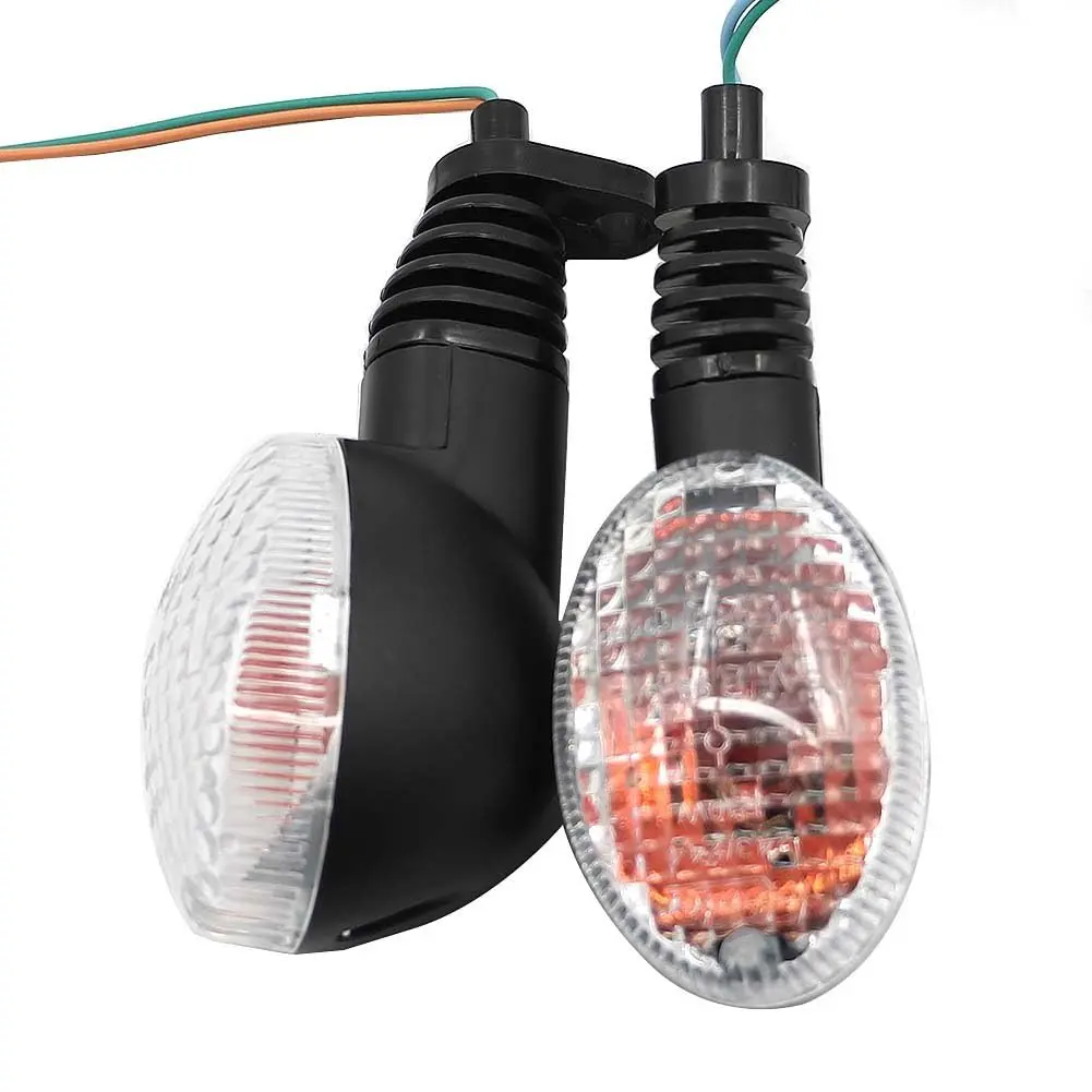 motoparty Motorcycle LED Turn Signal Indicators for Kawasaki Ninja 250R EX250R 2008-2012, Clear Lens (Front/Rear) - view 8