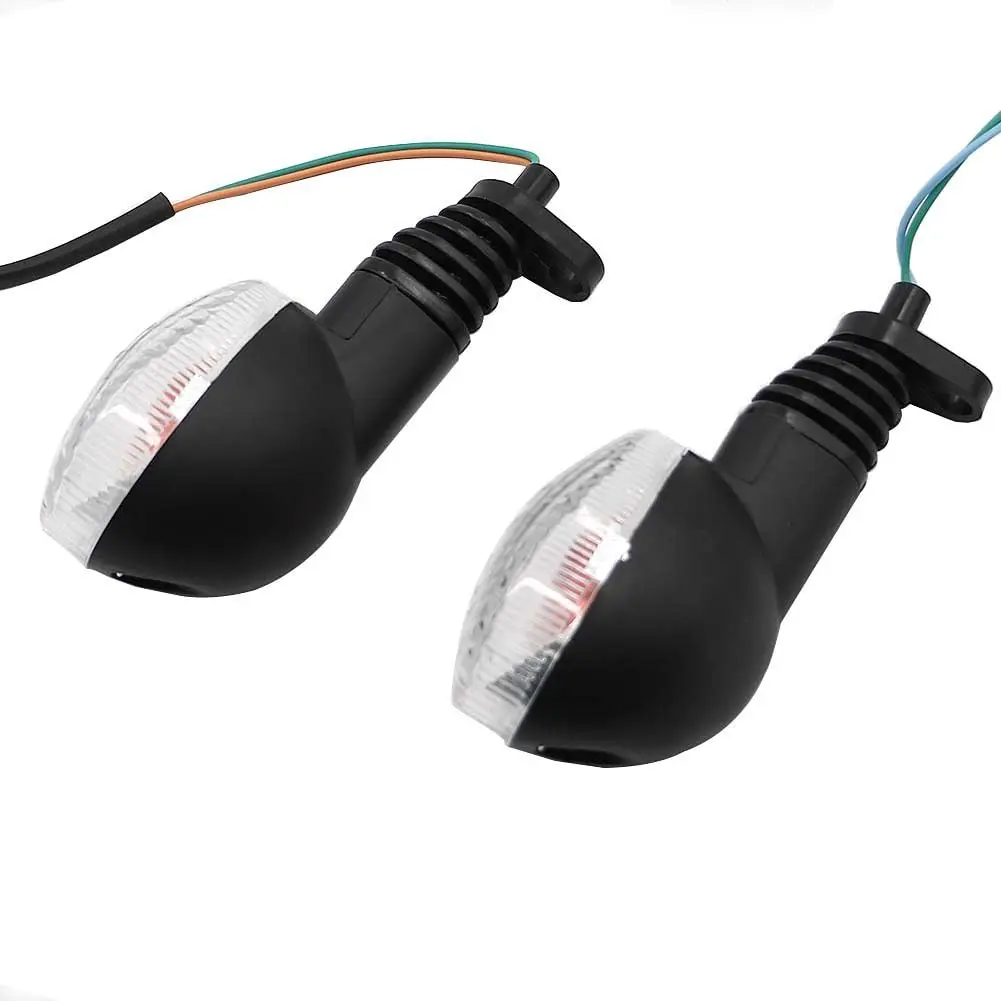 motoparty Motorcycle LED Turn Signal Indicators for Kawasaki Ninja 250R EX250R 2008-2012, Clear Lens (Front/Rear) - view 9