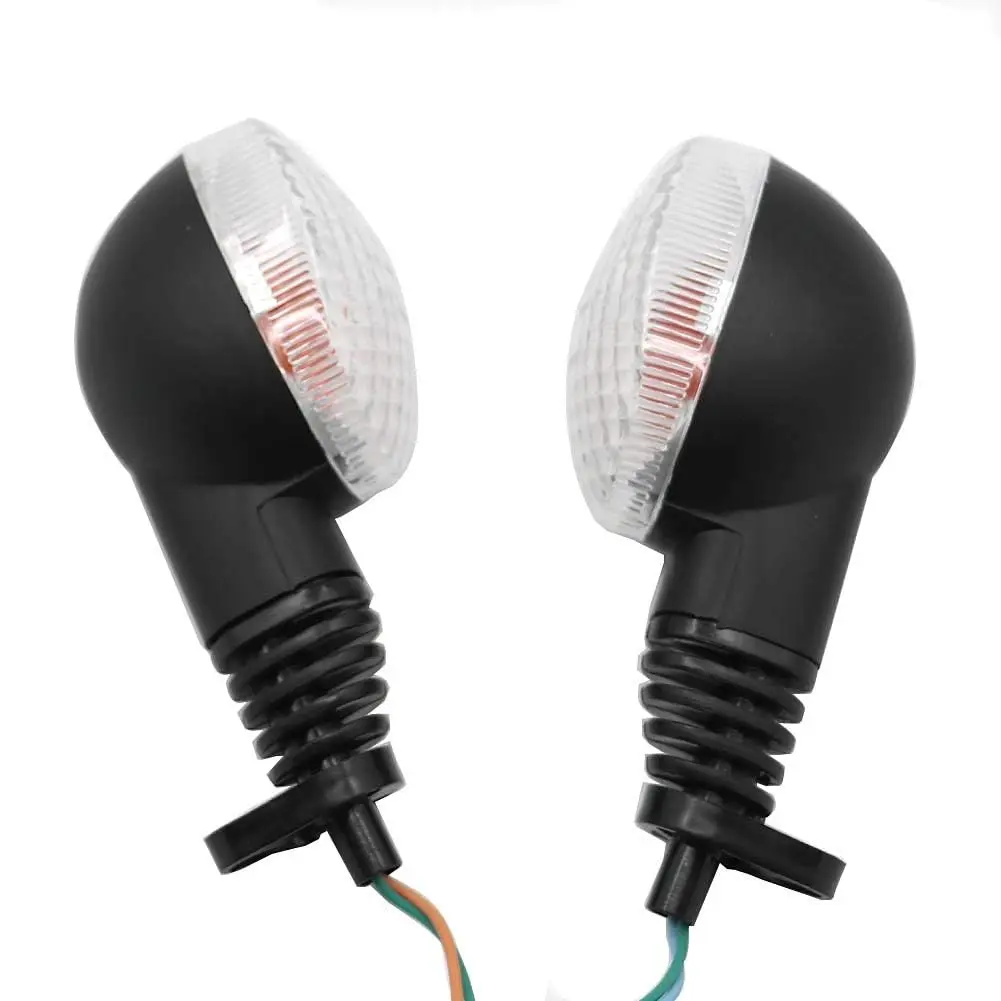 motoparty Motorcycle LED Turn Signal Indicators for Kawasaki Ninja 250R EX250R 2008-2012, Clear Lens (Front/Rear) - view 5