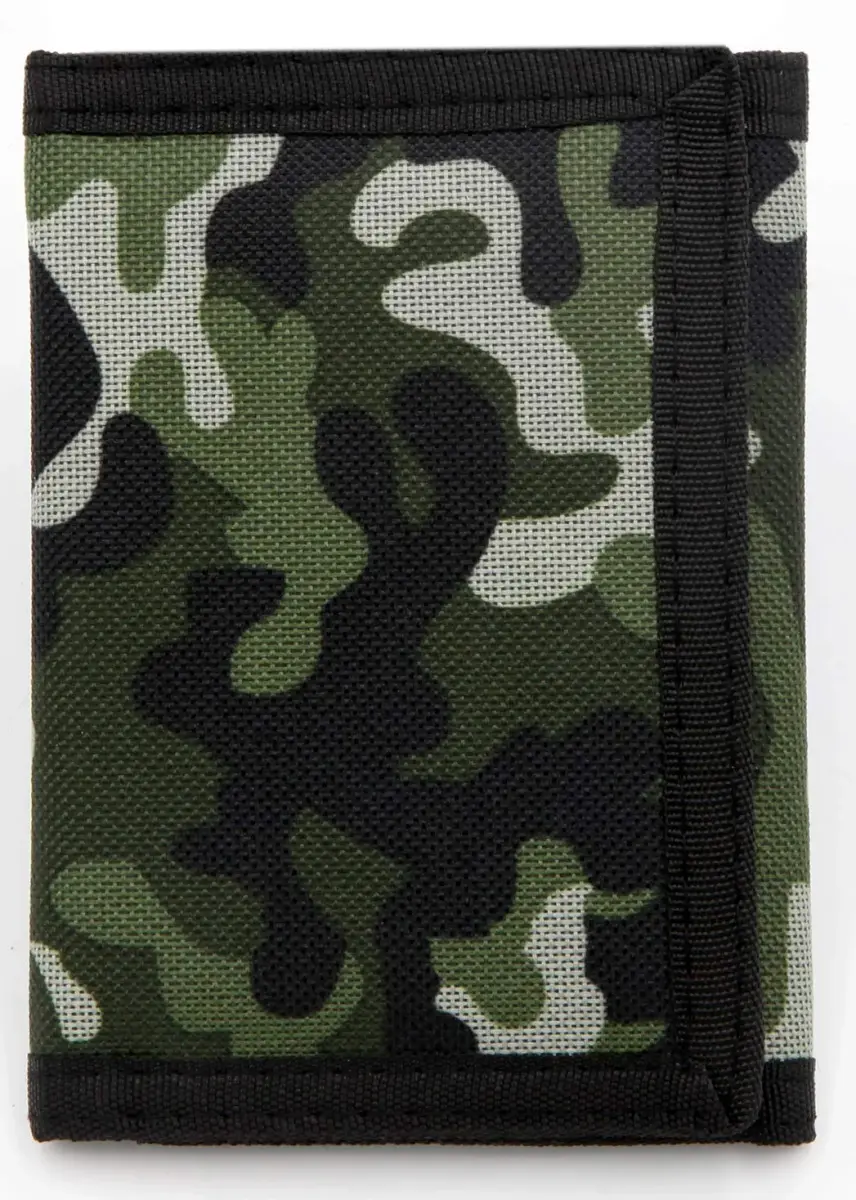 JONYEE Kids Camouflage Wallet with Hook & Loop Closure, 12.3cm (4.7in) | Durable Nylon Boys and Girls Wallet - view 3